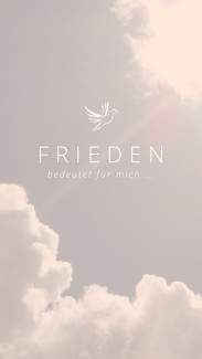 Friedenstaube im Himmel